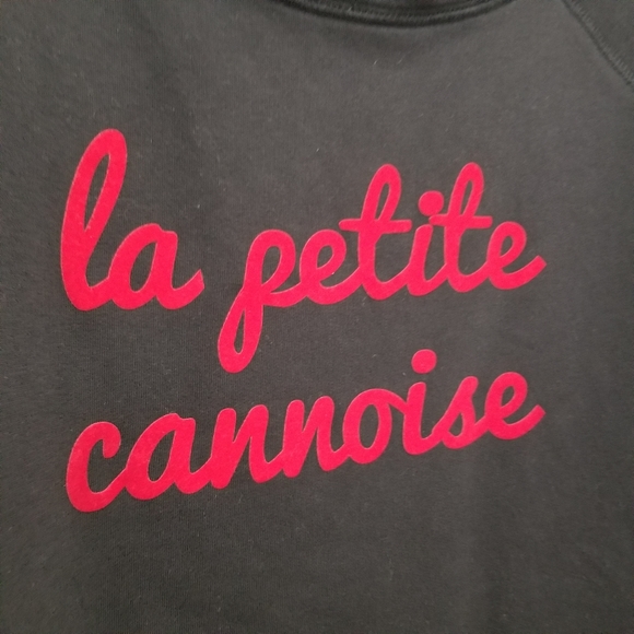 🌸 French Brand La Petite Cannoise Organic Cotton Crewneck Sweater Size Small - Picture 2 of 5
